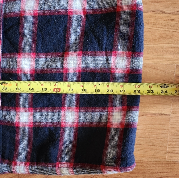 Plaid Faux Sterling Lined Shirt - Picture 5 of 5